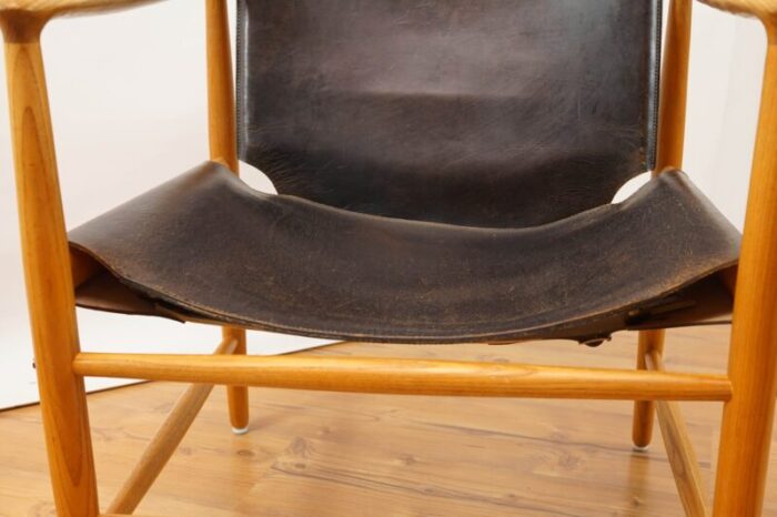 mid century safari armchair by kai lyngfeldt larsen for bovirke 6