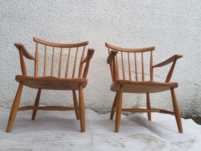 mid century scandinavian lounge chairs set of 2 5