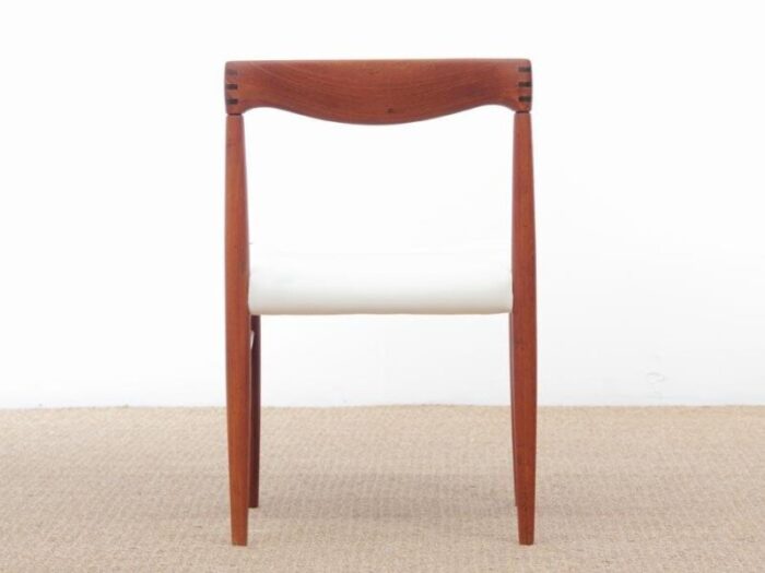 mid century scandinavian teak dining chairs by h w klein for bramin set of 4 5