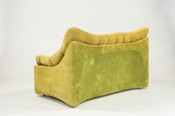 mid century space age velvet sofa 5