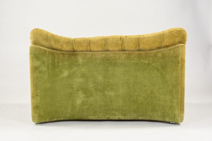 mid century space age velvet sofa 6