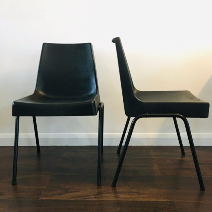 mid century stacking chairs by neil morris for morris of glasgow 1970s set of 2 2