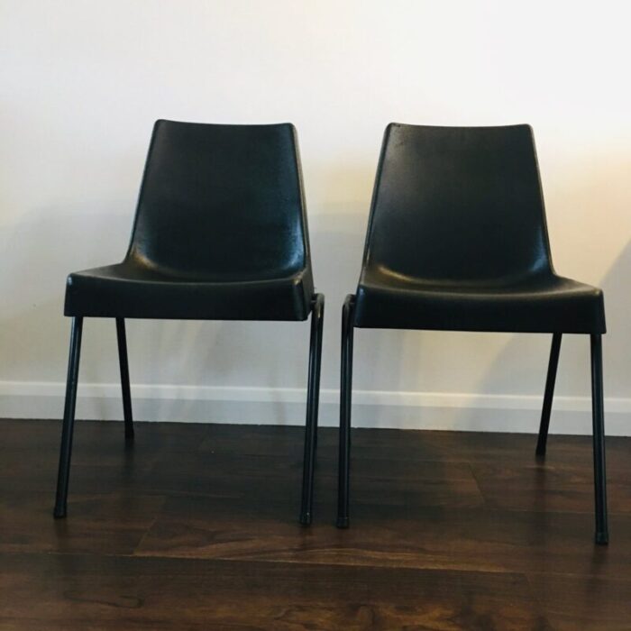 mid century stacking chairs by neil morris for morris of glasgow 1970s set of 2 4