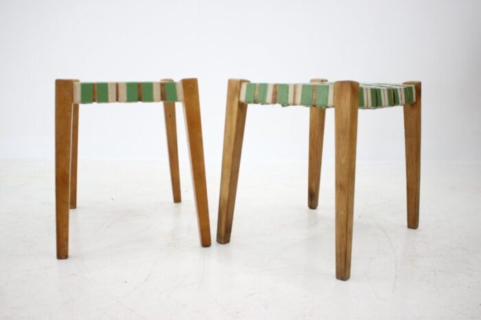 mid century stools 1950s set of 2 10