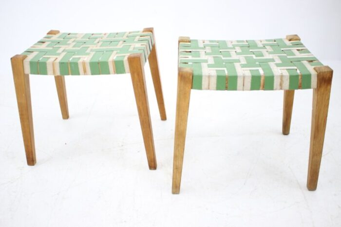 mid century stools 1950s set of 2 5