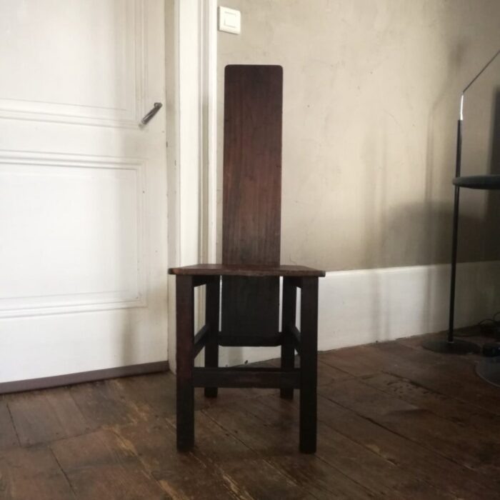 mid century wooden side chair 1950s 1