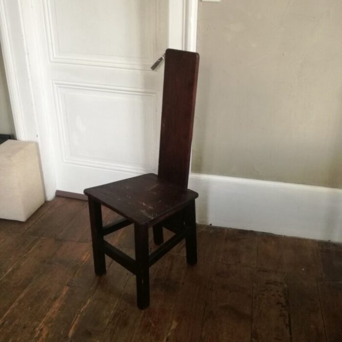 mid century wooden side chair 1950s 4