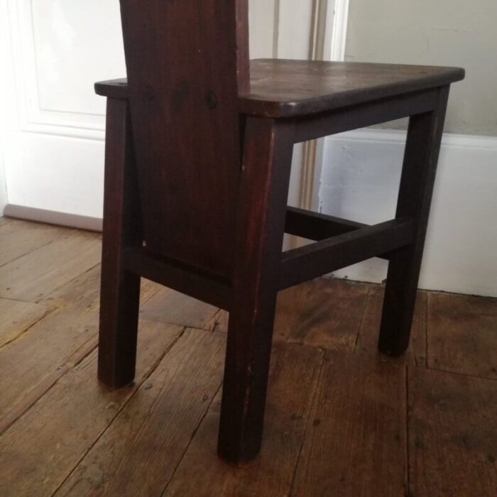 mid century wooden side chair 1950s 6