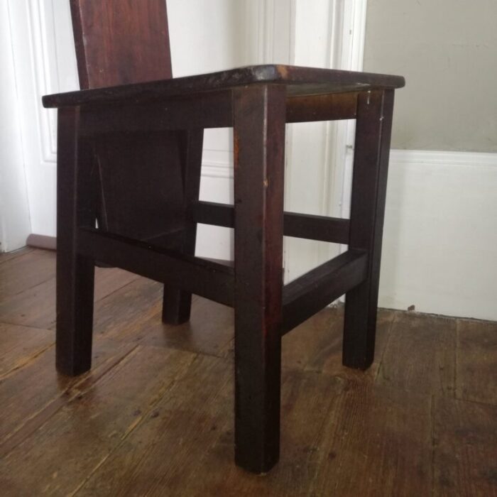 mid century wooden side chair 1950s 7