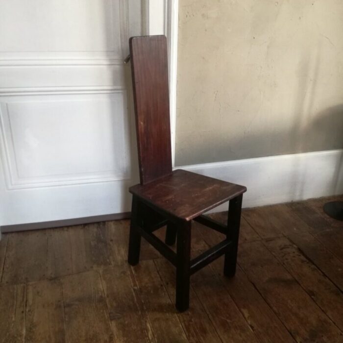 mid century wooden side chair 1950s 8