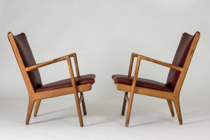 model ap 16 lounge chairs by hans j wegner for a p stolen 1960s set of 2 2