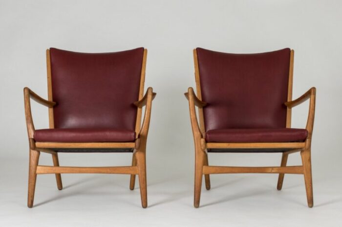 model ap 16 lounge chairs by hans j wegner for a p stolen 1960s set of 2 3