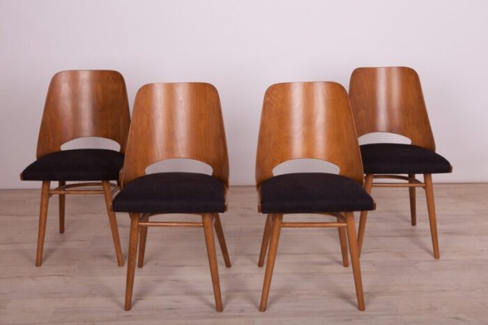 model lollipop dining chairs from tatra 1960s set of 4 2