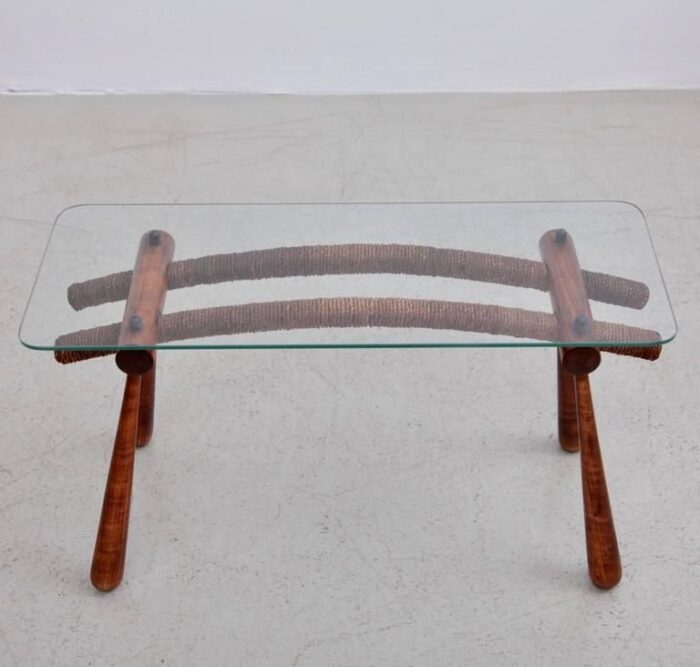 modern coffee table by max kment vienna austria 1950s 2