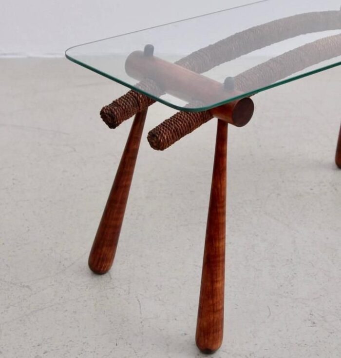 modern coffee table by max kment vienna austria 1950s 4