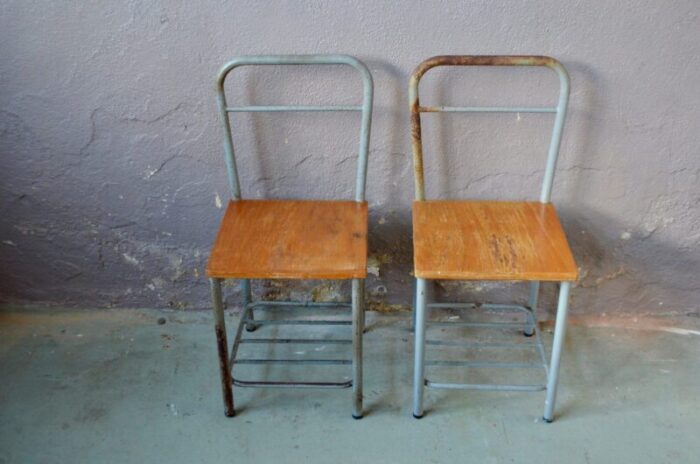 modernist nightstands 1950s set of 2 6