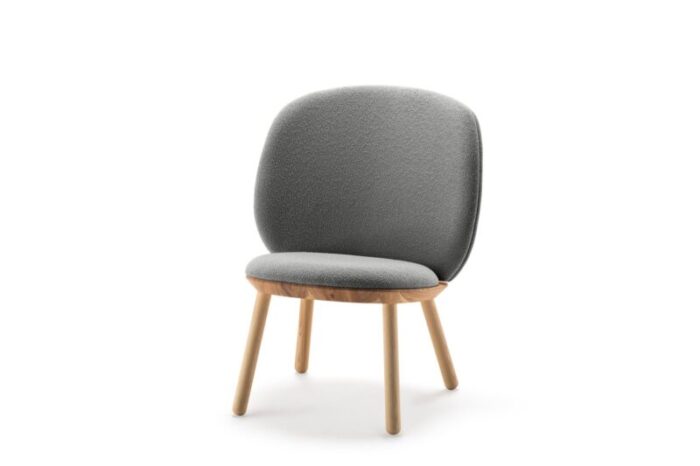 naive low chair in gray by etc etc for emko 1