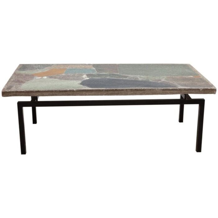 natural stone mosaic coffee table by paul kingma 1960s 1