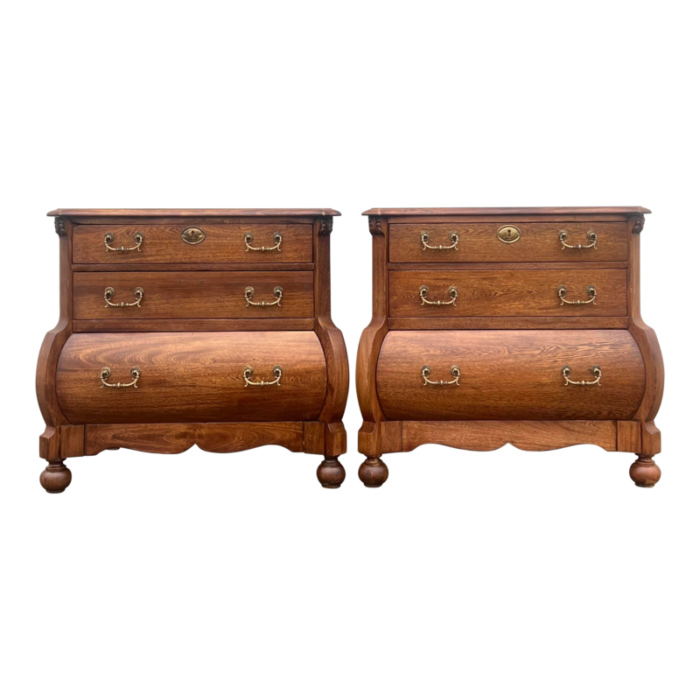 newly refinished ralph lauren oversized bombay nightstands a pair 2737