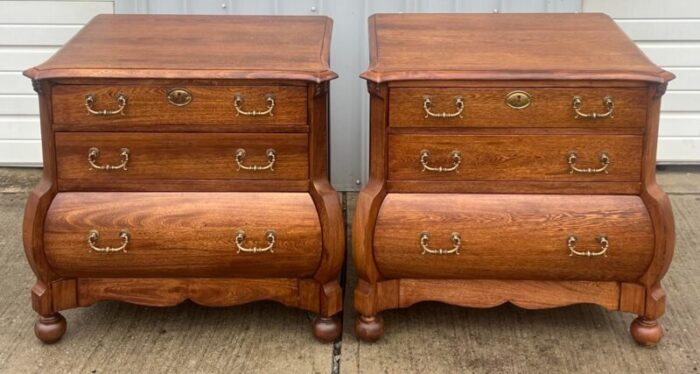 newly refinished ralph lauren oversized bombay nightstands a pair 8134