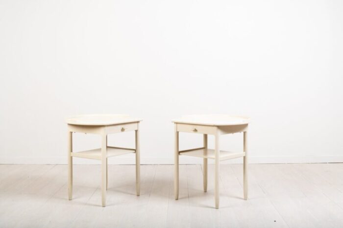 nightstands by sven engstroem gunnar myrstrand for bodafors 1960s set of 2 5