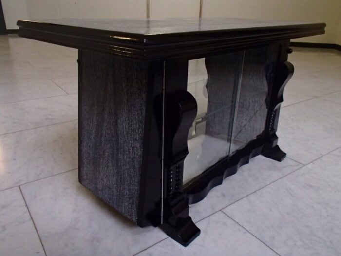 oak bar table and cabinet 1940s 8