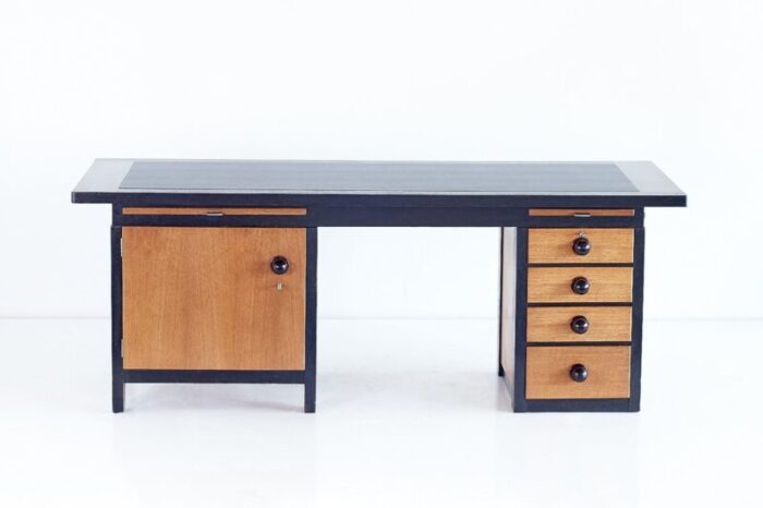 oak macassar and ebony desk by frits spanjaard 1932 2