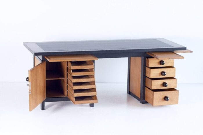 oak macassar and ebony desk by frits spanjaard 1932 5