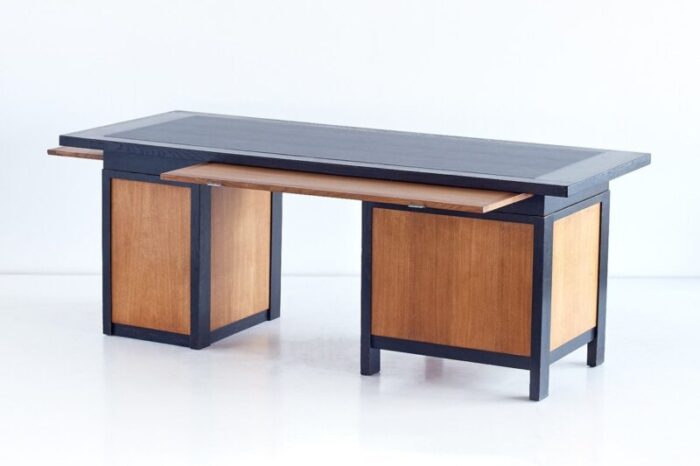 oak macassar and ebony desk by frits spanjaard 1932 8