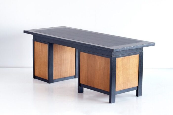 oak macassar and ebony desk by frits spanjaard 1932 9