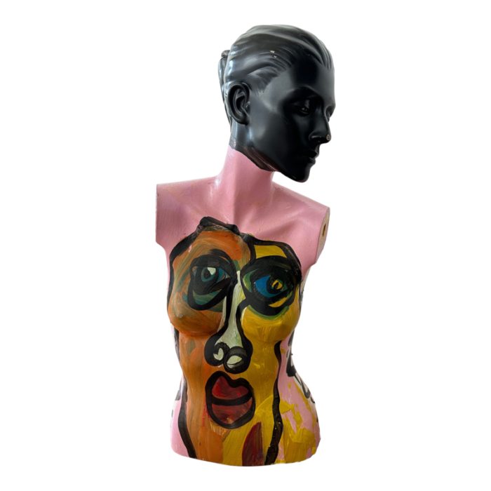 original 1978 painted mannequin by artist peter keil 2825