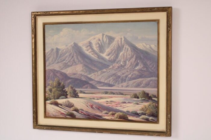 painting of mount san jacinto at springtime by ralph hammeras 1894 1970 1045