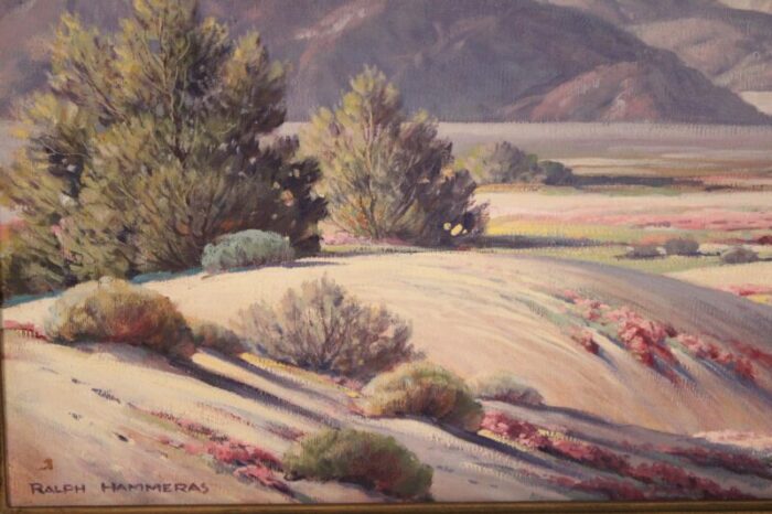 painting of mount san jacinto at springtime by ralph hammeras 1894 1970 4221