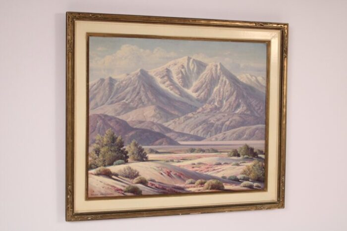 painting of mount san jacinto at springtime by ralph hammeras 1894 1970 5460