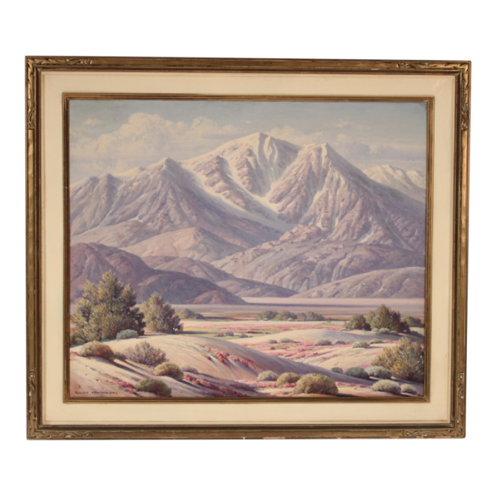 painting of mount san jacinto at springtime by ralph hammeras 1894 1970 9108