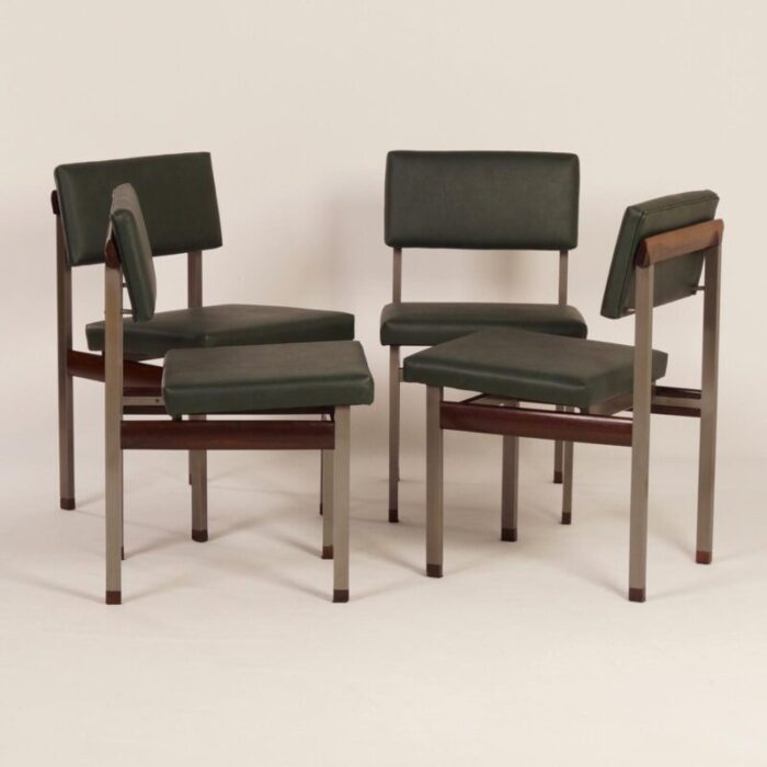 pali dining chairs by louis van teeffelen for webe 1960s set of 4 2