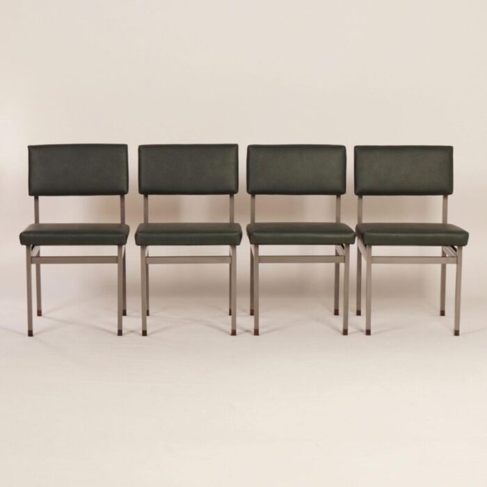 pali dining chairs by louis van teeffelen for webe 1960s set of 4 3