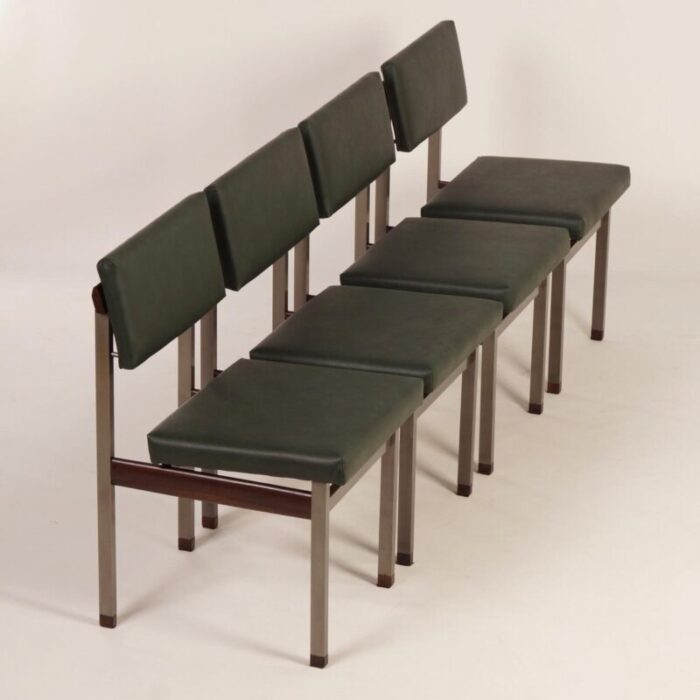 pali dining chairs by louis van teeffelen for webe 1960s set of 4 5