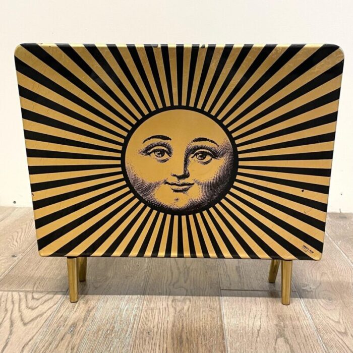 piero fornasetti mid century modern magazine rack lacquer metal italy 1960s 3841