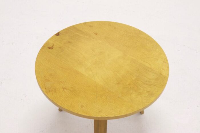 plywood and birch coffee table by cor alons for gouda den boer 1950s 2