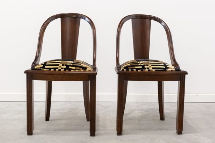 portuguese side chairs 1970s set of 2 1