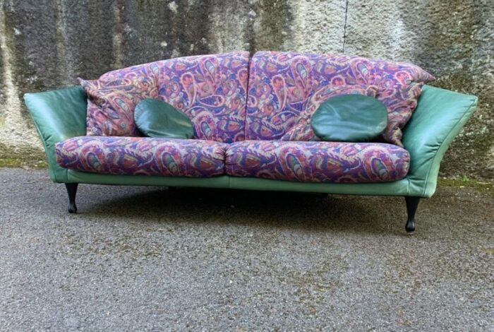 postmodernist prototype sofa from straessle 1986 1