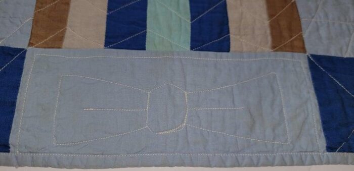 rare amish bars doll quilt 3027