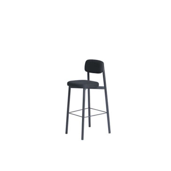 residence 75 black bar stool by jean couvreur 1