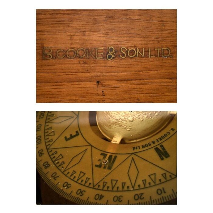 road compass wooden table by b cooke son ltd 4