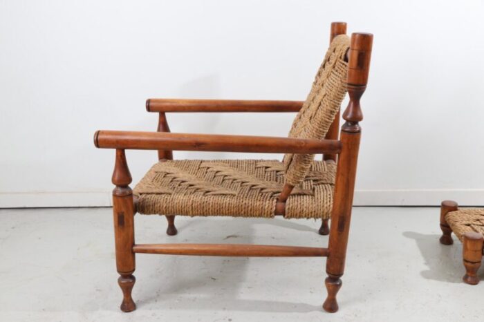 rope lounge chair 1960s 7