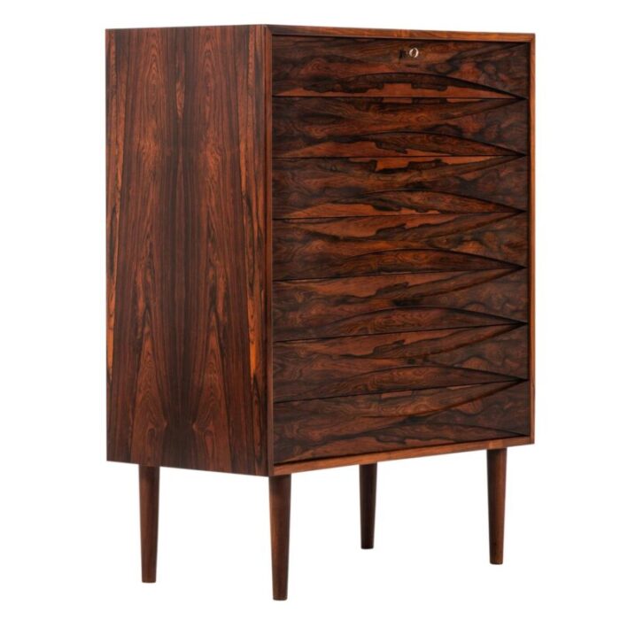 rosewood cabinet attributed to arne vodder for n c mobler denmark 1950s 1