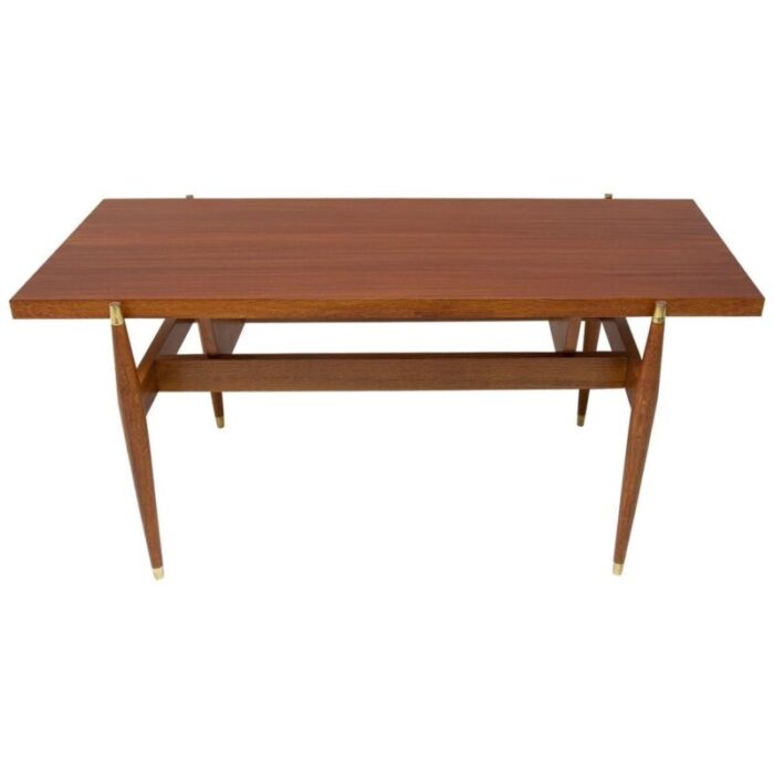 rosewood coffee table czechoslovakia 1970s 1