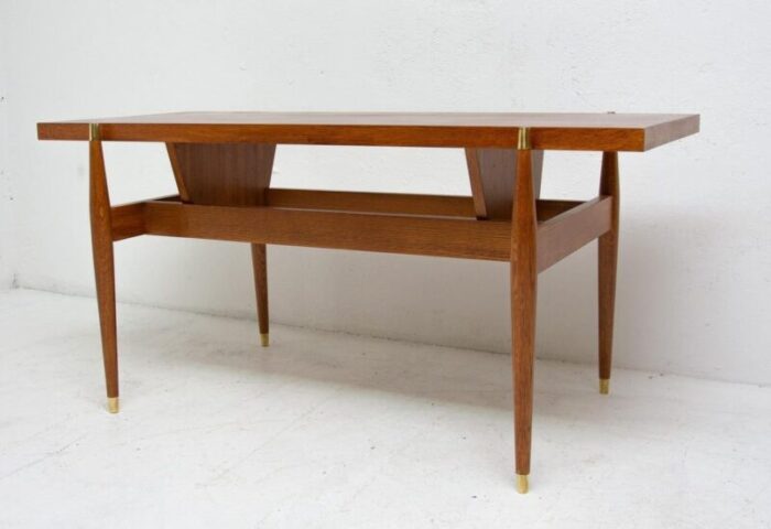 rosewood coffee table czechoslovakia 1970s 11