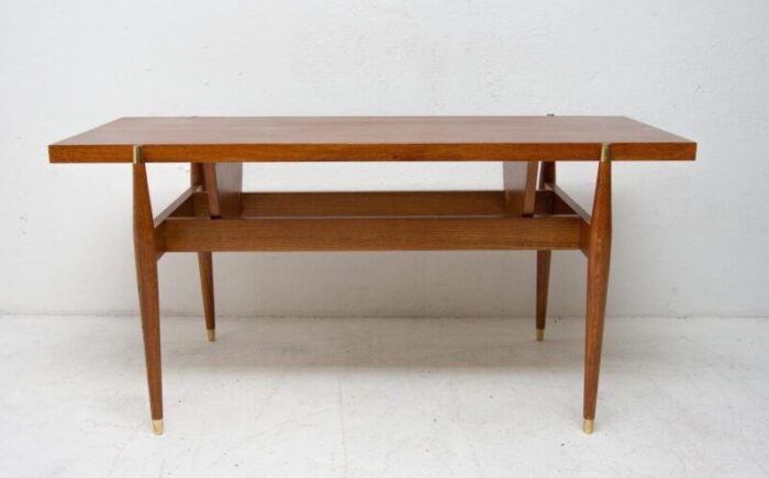 rosewood coffee table czechoslovakia 1970s 13